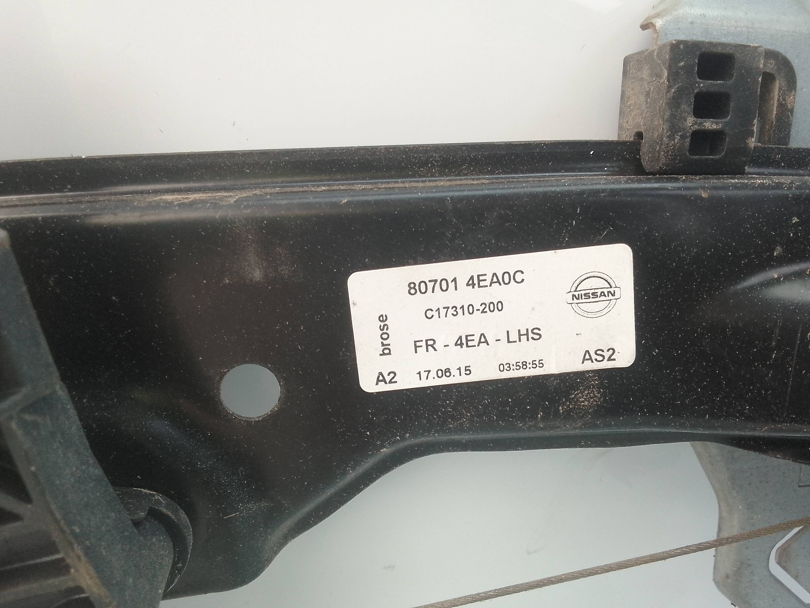 Elevalunas delantero izquierdo nissan qashqai (j10)(01.2007->)