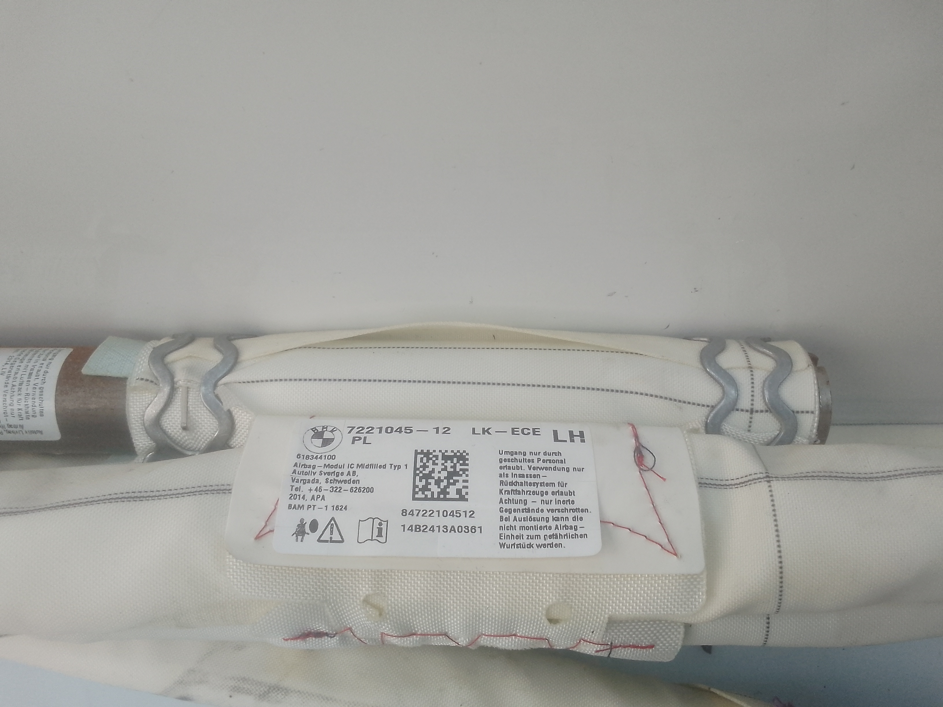 Airbag cortina delantero izquierdo bmw serie 3 touring (f31)(2012->)